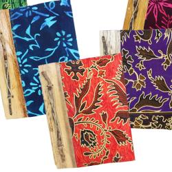 Notebook Handmade Batik Cover Assorted Colours and Designs 17x22cm