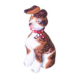Handcrafted Wooden Dog Ornament – 12cm