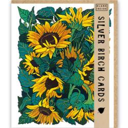 Greetings card "Sunflowers" 14 x 17cm
