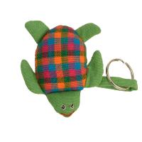 Keyring, cloth turtle