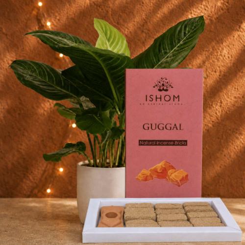 ISHOM Guggal Natural Incense Bricks
