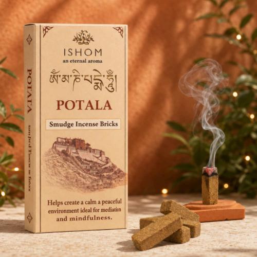 ISHOM Potala Smudge Incense Bricks