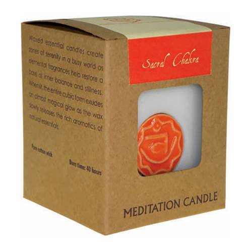 Chakra meditation candle 300g sacral