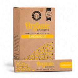 Incense, Organic Goodness, (box of 12) sandalwood