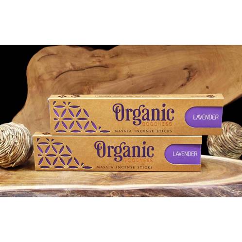 Incense, Organic Goodness, (box of 12) lavender