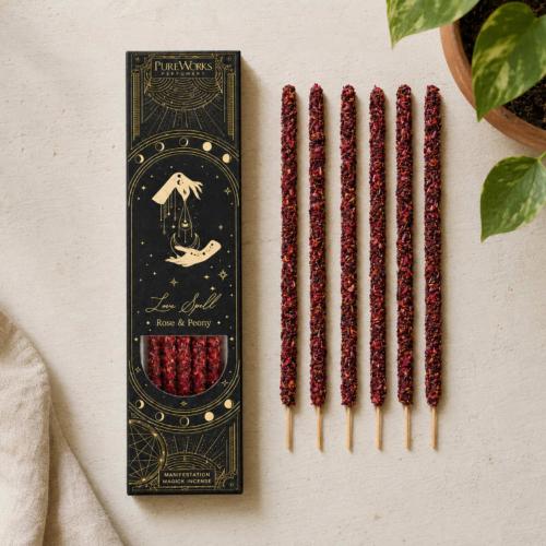 Smudge Incense Esoteric Love Spell Rose & Peony x 6