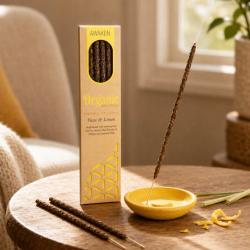 Smudge Incense Organic Goodness Awaken Yuzu Lemon x6