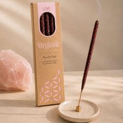 Smudge Incense Organic Goodness Love Rose & Oud x6