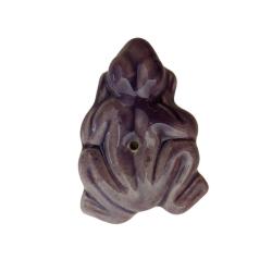 Incense Holder Ceramic Frog Mauve