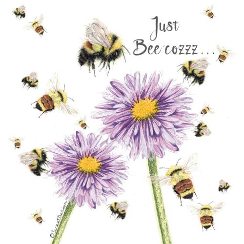 Greetings card, just bee