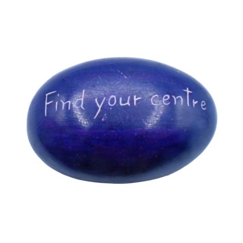 Sentiment Pebble Oval, Find Your Centre