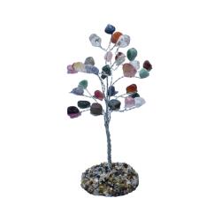 Crystal Tree Mixed Gemstones 14cm