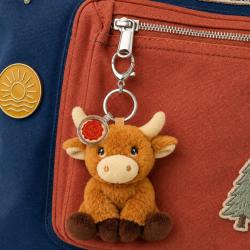 Bag Charm Highland Cow - Recycled Plastic