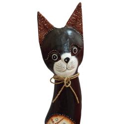 Black Cat Albesia Wood 13x5x50cm