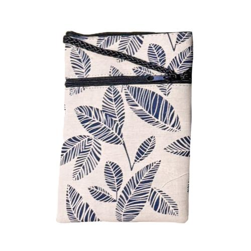 Shoulder Purse / Bag Cotton Leaves 12 x 17cm