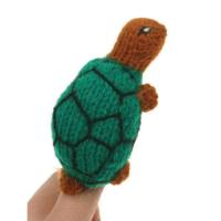 Finger puppet turtle