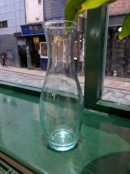 Carafe recycled glass, 27cm height