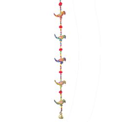 Bird Mobile Hanging Bell Recycled Plastic 80cm length