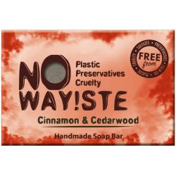 NO WAY!STE solid soap bar, Cinnamon & Cedarwood