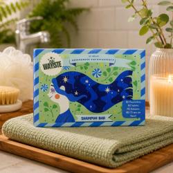 NO WAY!STE Solid Shampoo Bar Peppermint & Eucalyptus 95g