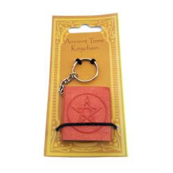 Keyring / Chain Notebook Ancient Tome Pentangle 5.5 x 5cm