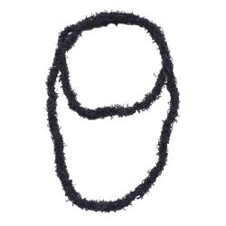 Necklace, Recycled Shrimp Net Black 100cm