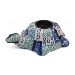 T-lite Holder Papier Mâché Tortoise 18x13x8cm