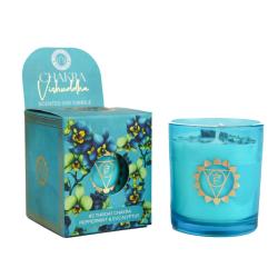 Scented Candle Chakra Mantra Vishuddha Balancing - Throat