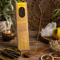 Smudge Incense Organic Goodness Awaken Yuzu Lemon x6