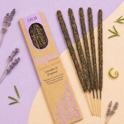 Smudge Incense Organic Goodness Calm Lavender & Bergamot x6