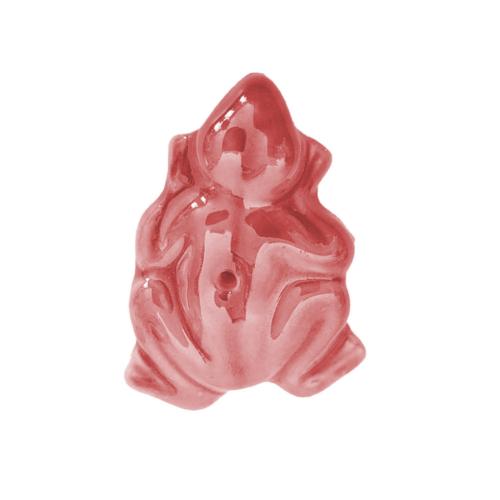 Incense Holder Ceramic Frog Pink