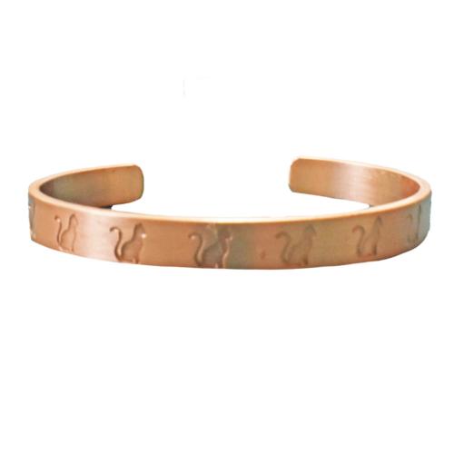 Copper Bracelet / Bangle Cat