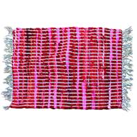 Rug, 58x68cm, reds pinks