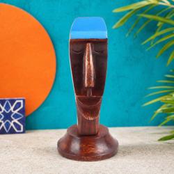 Glasses / Spectacle Stand Mango Wood Easter Island