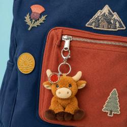 Bag Charm Highland Cow - Recycled Plastic