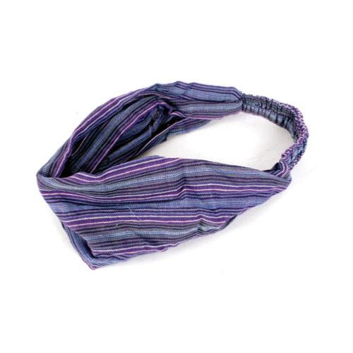 Hairband cotton purples