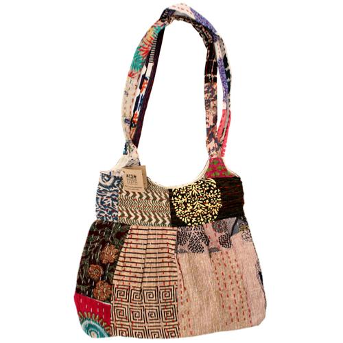 Handbag kantha with zip assorted