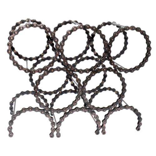 Bike chain bottle rack for up to 8 bottles 29x12x25cm