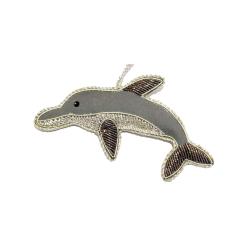 Hanging Decoration Embroidered Dolphin
