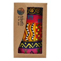 Hand painted candle in gift box, Shahida