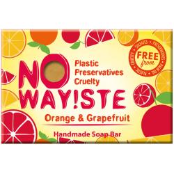NO WAY!STE solid soap bar, Orange & Grapefruit
