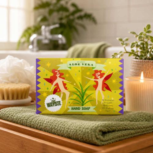 NO WAY!STE Solid Hand Soap Bar Aloe Vera 95g