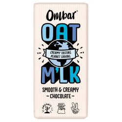 Ombar Oat M'lk Smooth & Creamy Chocolate Bar 10 x 70g