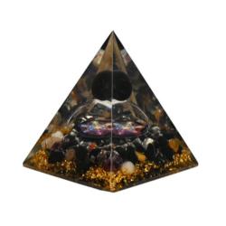 Orgone Pyramid Chakra Stones 9cm