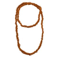 Necklace, Recycled Shrimp Net Brown 100cm