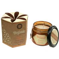 Soy candle Organic Goodness, Madurai Jasmine, in glass jar