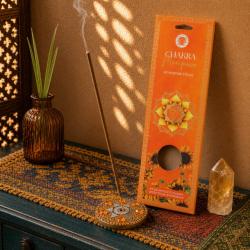 Incense with Burner Chakra Mantra Manipura - Solar Plexus