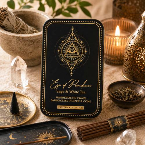 Incense Gift Set Esoteric Providence Eye - Sage & White Tea
