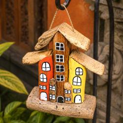 Colourful Beach Houses Decoration Driftwood