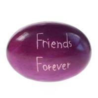 Palewa sentiment pebble, purple - Forever